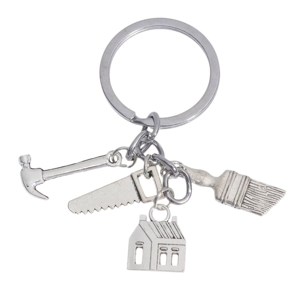 Homoyoyo Graduation Keychains Hammer Silver 1Pack