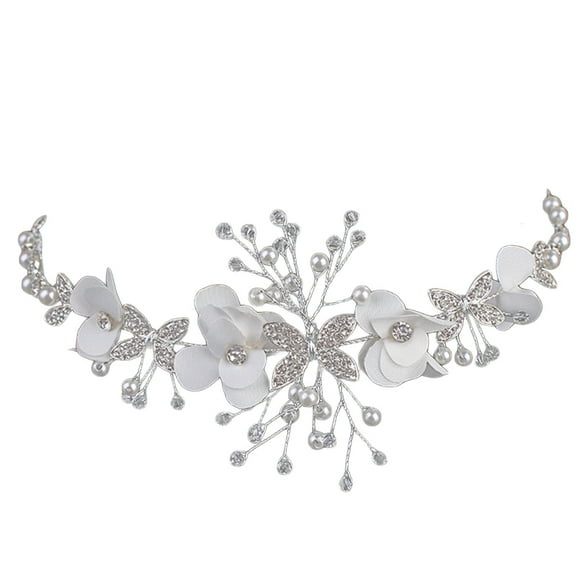 NUOLUX Hair Wedding Pearl Bridal Headwear Floral Headband Headdress Accessories Crystal Headpiece Hairstyles Bride Rhinestone
