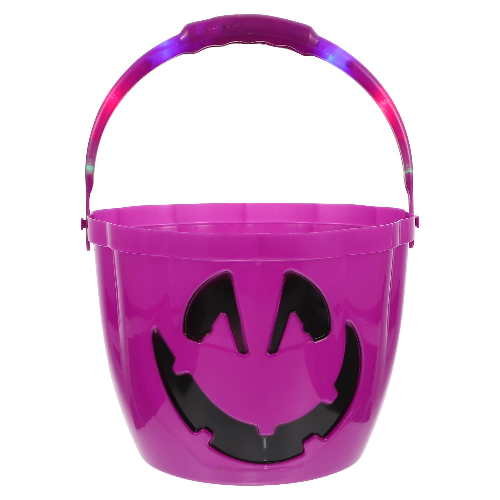 NUOLUX Halloween Candy Bucket Halloween Trick or Treat Bucket Glowing