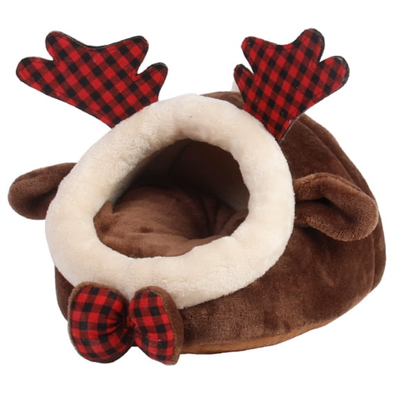 NUOLUX Hamster House Warmcave Winter Bed Cartoon Pets Small Cozy Cat Hut Sleeping Puppy Diy Tent Dog Cotton Beds Pet Flannel