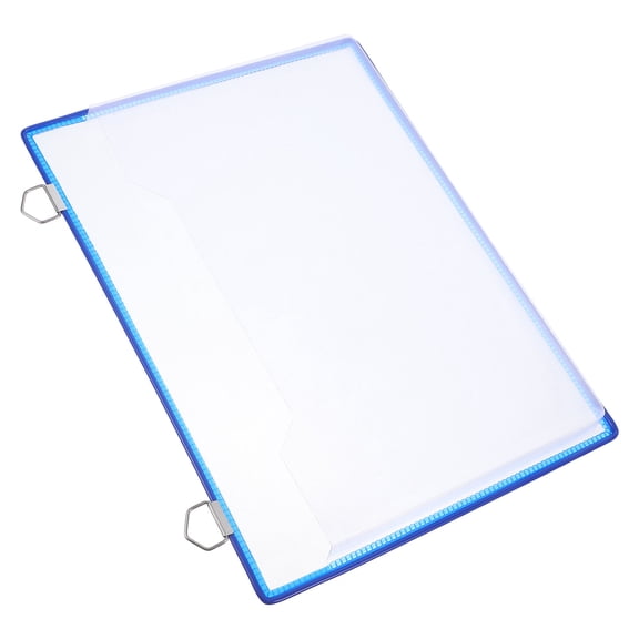 NUOLUX Clear Hanging File Holder 1-Pack Plastic Document Organizer for Office and Home Filing