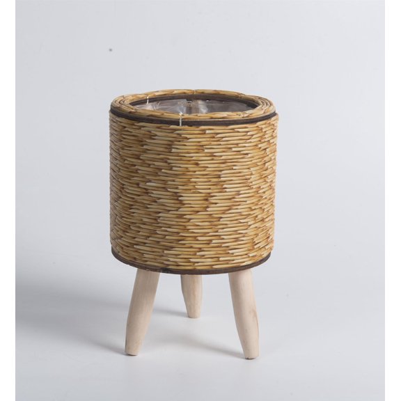 NUOLUX Household Woven Plant Basket Versatile Weaving Flower Basket Home Woven Plant Stand