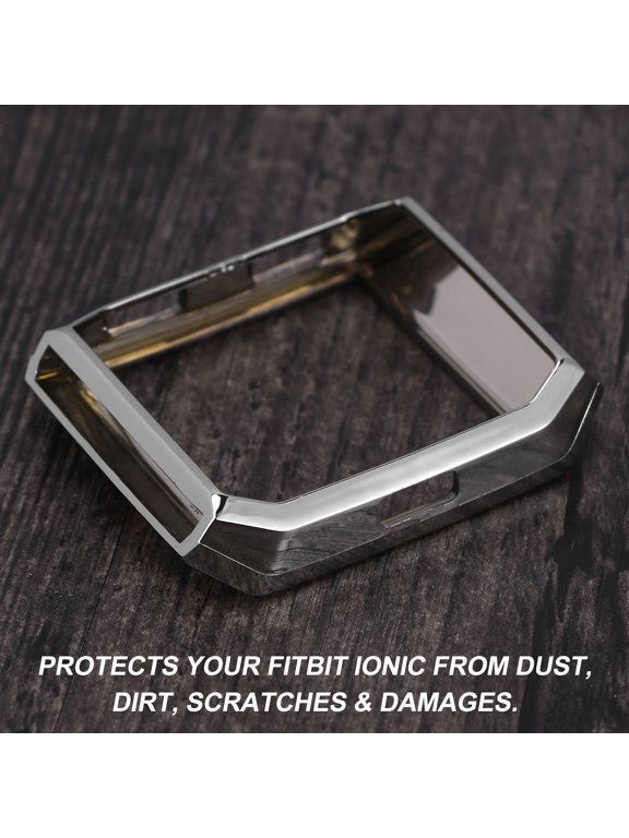 Plated Silver Tpu Watch Protection Case for Ionic Slim Lightweight Scratch Resistant Cover