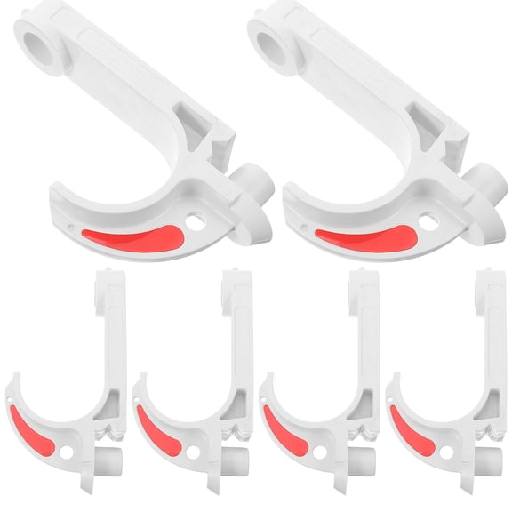 NUOLUX J Clip 6Pcs Multi Purpose Utility Hook For Cable Support In Coal Plastic Resistance