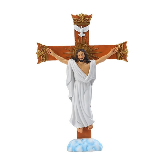 TABLETREANDS Resin Cross Pendant Assorted Colors Decoration Set 1 Piece 7.7x5.1x1.1 Inches
