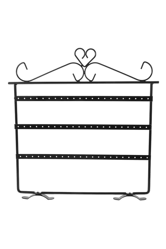 Jewelry Earring Organizer Rack Display Holder Stand Necklace Ear Studs Metal Tree Earrings Dangle Racks Hanging Tower S