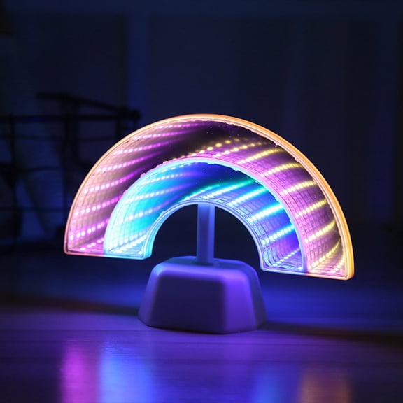 NUOLUX Infinity Mirror Tunnel Light, White, Unique Visual Effects, Energy-Efficient