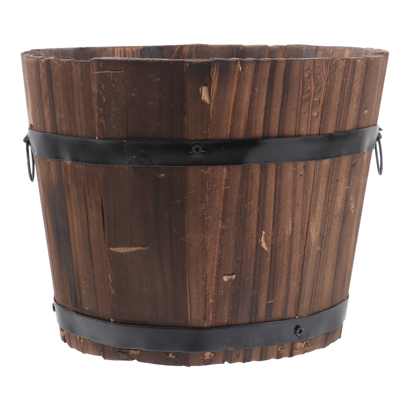 NUOLUX Large Plant Pots Outdoor Large Outdoor Pots Barrel Succulent