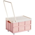thumbnail image 1 of NUOLUX Lidded Storage Bin Collapsible Storage Box Stackable Clothes Storage Box With Wheel, 1 of 6