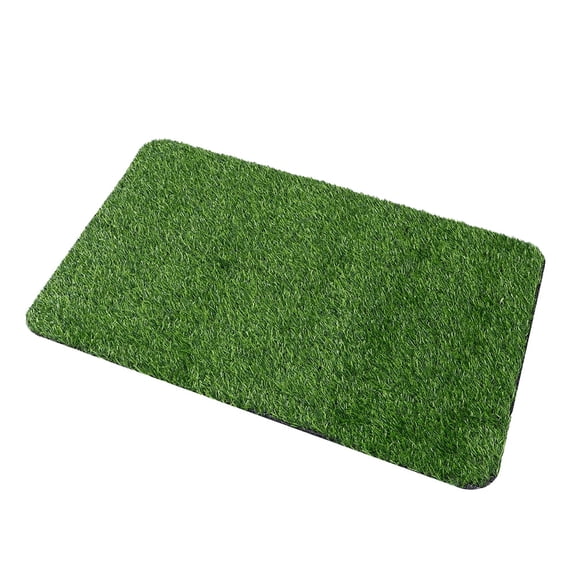 Mat Grass Floor Rug for Lawn, Pet Door Entryway Mat, Landscape Trapper Entrance Pad, -Resistant Fake Turf Welcome Doormat