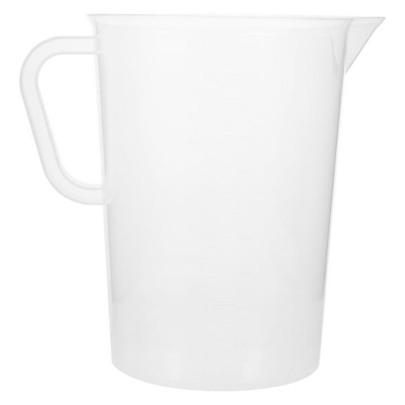 Tineasur Transparent Measuring Jug with Clear Scale, Liquid Measuring Cup for Kitchen Baking, Cooking and Food Preparation