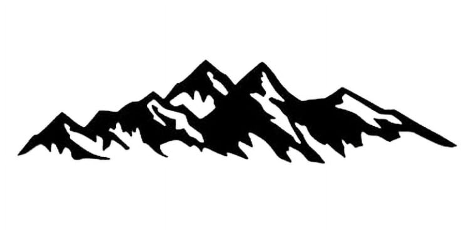 NUOLUX Metal Mountain Wall Art Decorative Mountain Wall Sculpture