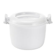 Tineasur Plastic Microwave Rice Cooker for Quick, Healthy, and Easy Cooking at Home