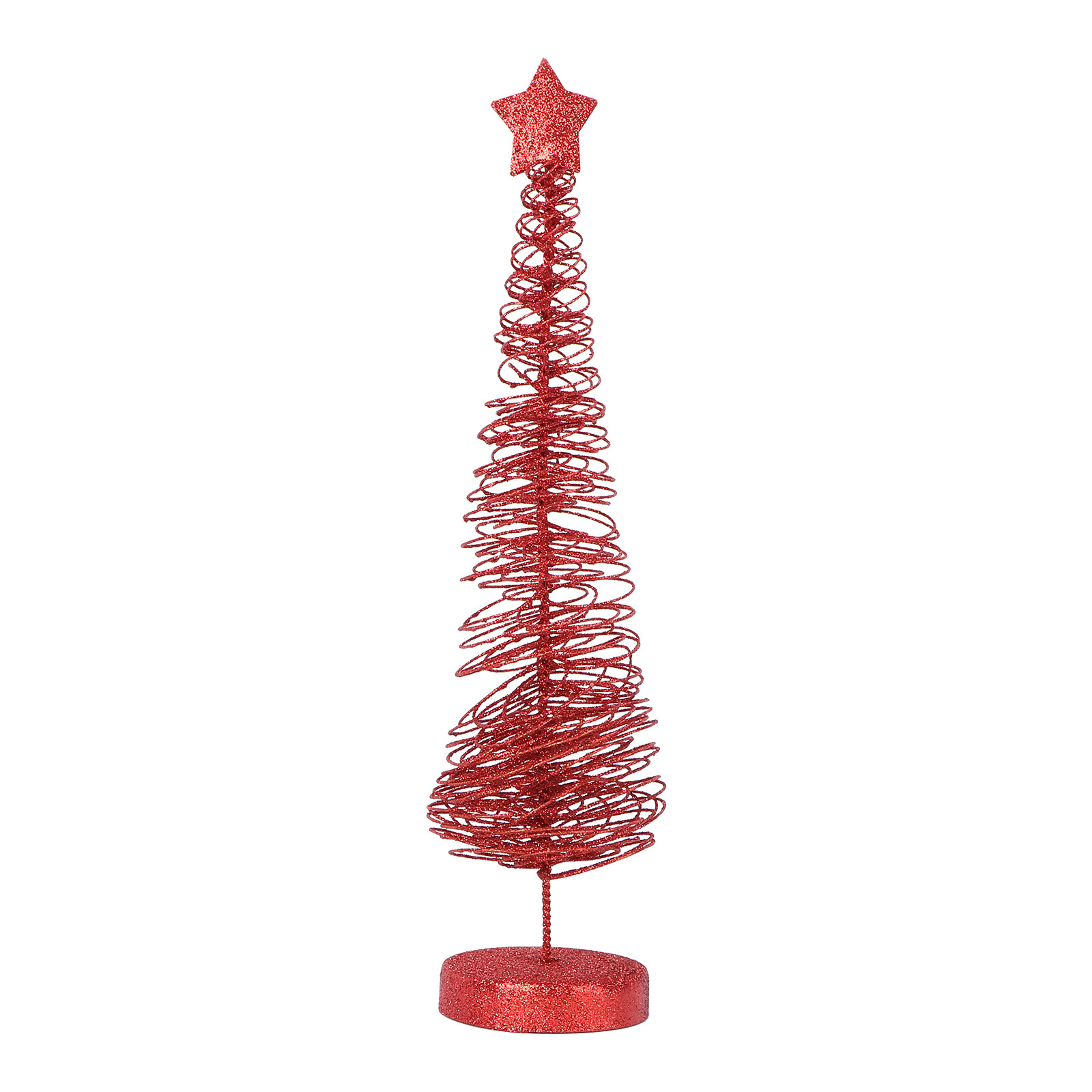 NUOLUX Mini Iron Wire Christmas Tree Home Desktop Artificial Tree with