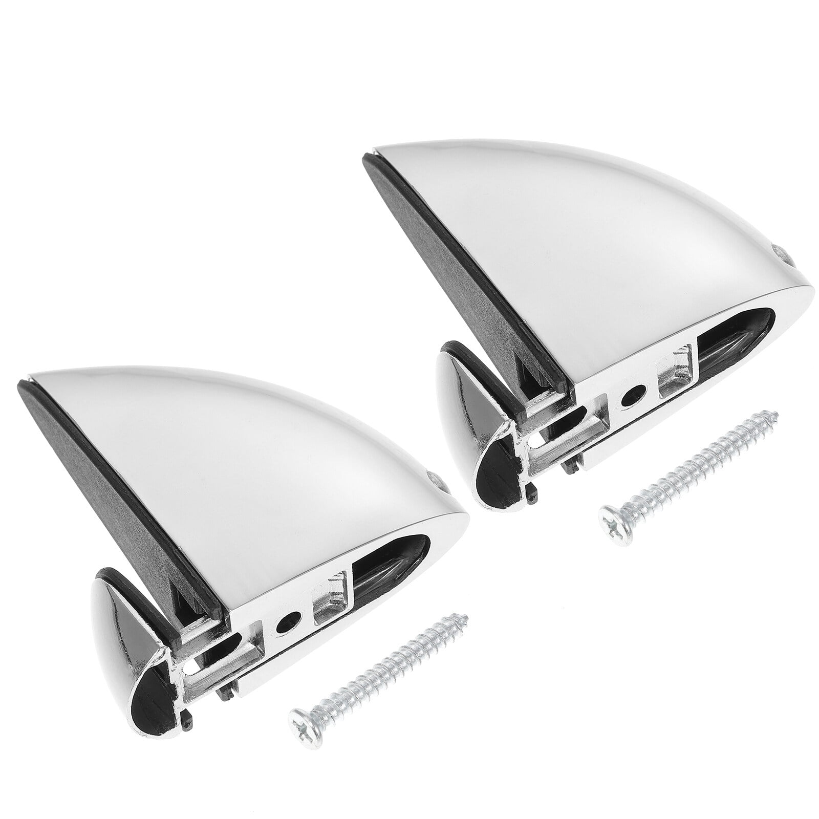 NUOLUX Mirror Holder Clip Mirror Mounting Clip Adjustable Glass Shelf