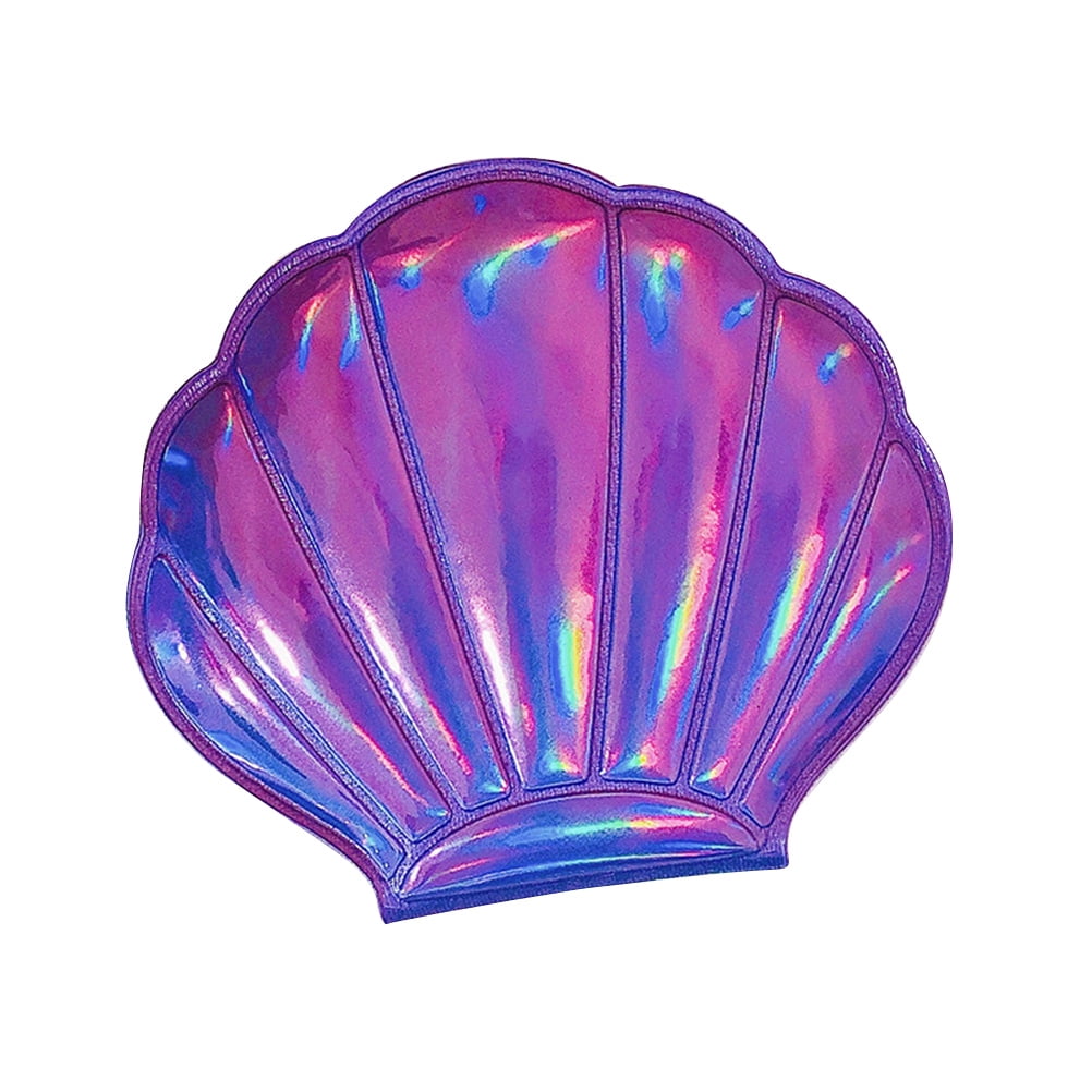NUOLUX Mirror Makeup Pocket Seashell Shell Mirror Glitter Small