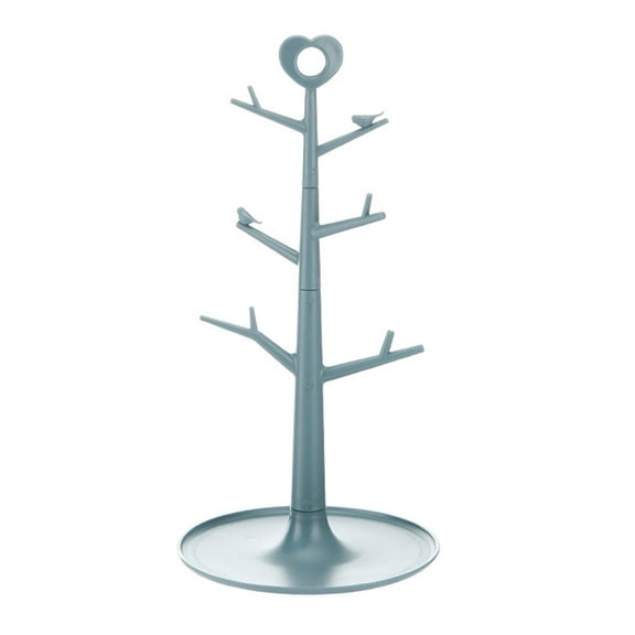 NUOLUX Mug Stand Rack Cup Coffee Tree Holder Drying Organizer Tea Storage Drainer Kitchen Countertop Display Hanger Dryer
