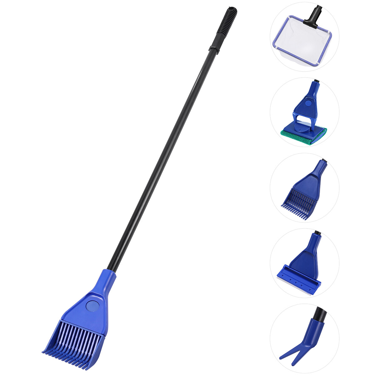 NUOLUX NUOLUX Aquarium Fish Glass Tank 5 in 1 Cleaning Kit Algae