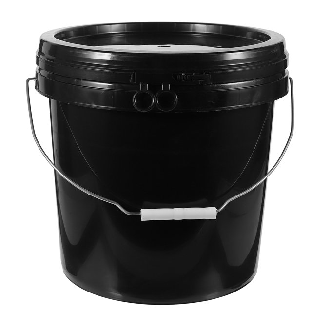 NUOLUX Painting Bucket Paint Bucket Empty Color Mixing Bucket 10L Color