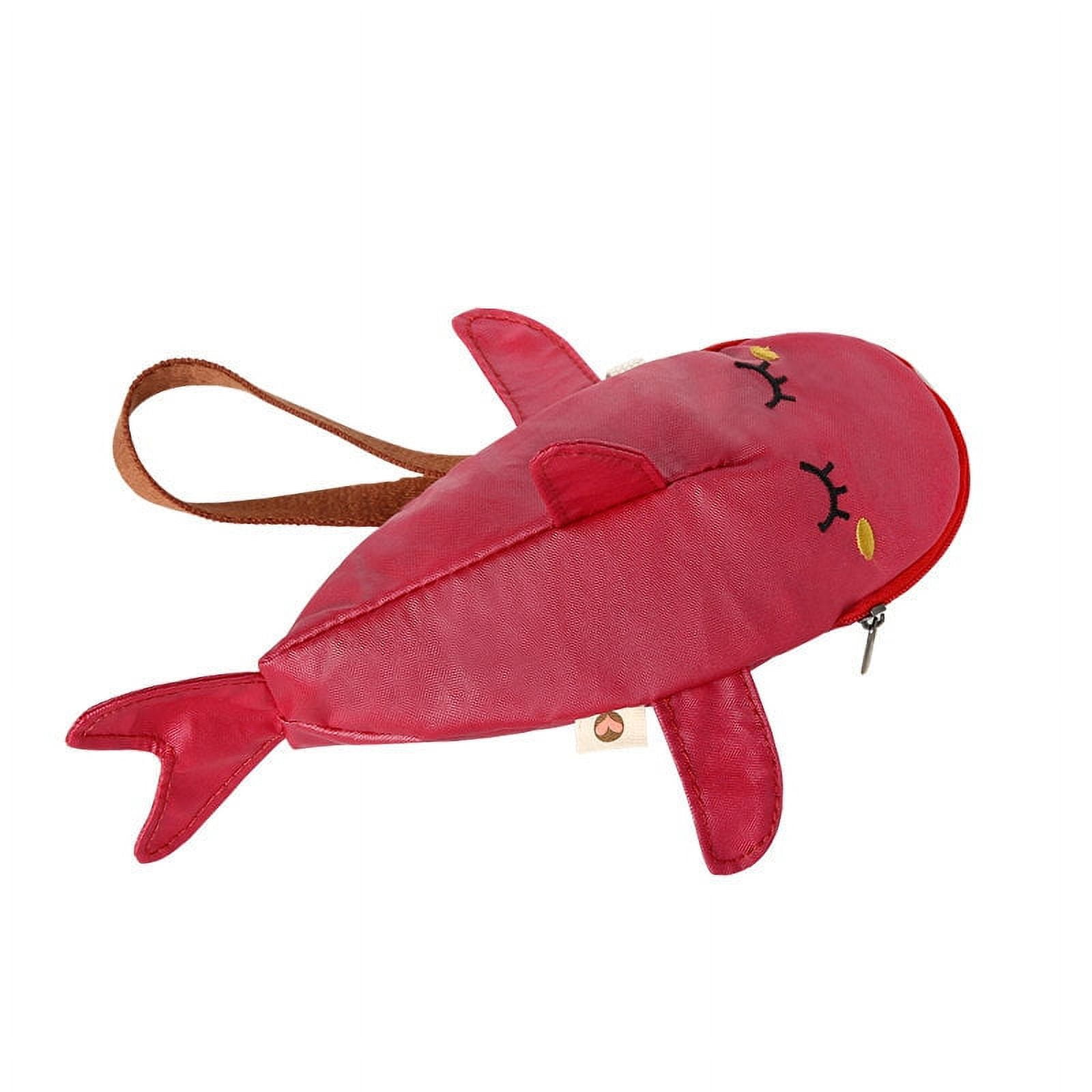 NUOLUX Pen Storage Pouch Fish Shape Pen Holder Cartoon Fish Pen Bag for ...