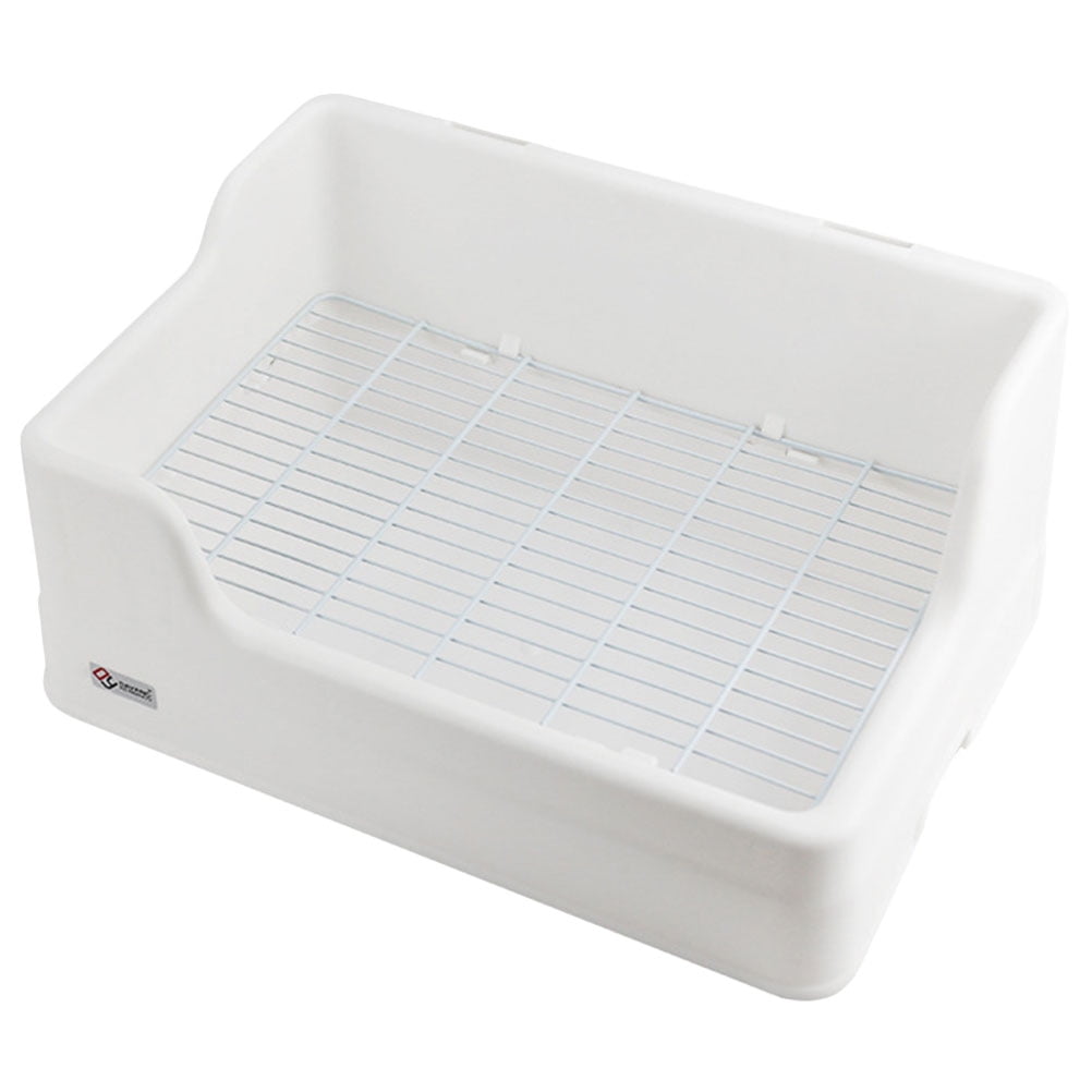 NUOLUX Pet Cage Toilet Bunny Litter Box Trayshaped Bunny Toilet Rabbit