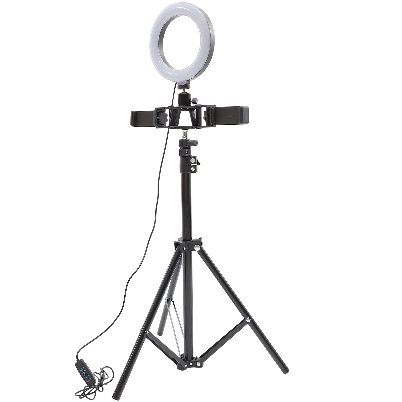 NUOLUX Phone Mount Stand Phone Stand with Ring Light for Live Streaming Recording