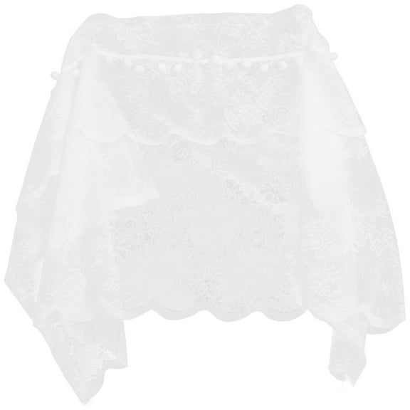 NUOLUX Picture Farmhouse Rod Pocket Kitchen Valances Curtains, 100" x 50"