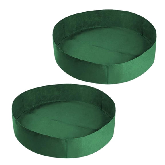 Tineasur Thickened Growing Pouches 2 Pack Breathable Plant Grow Bags for Home Gardening and Outdoor Use