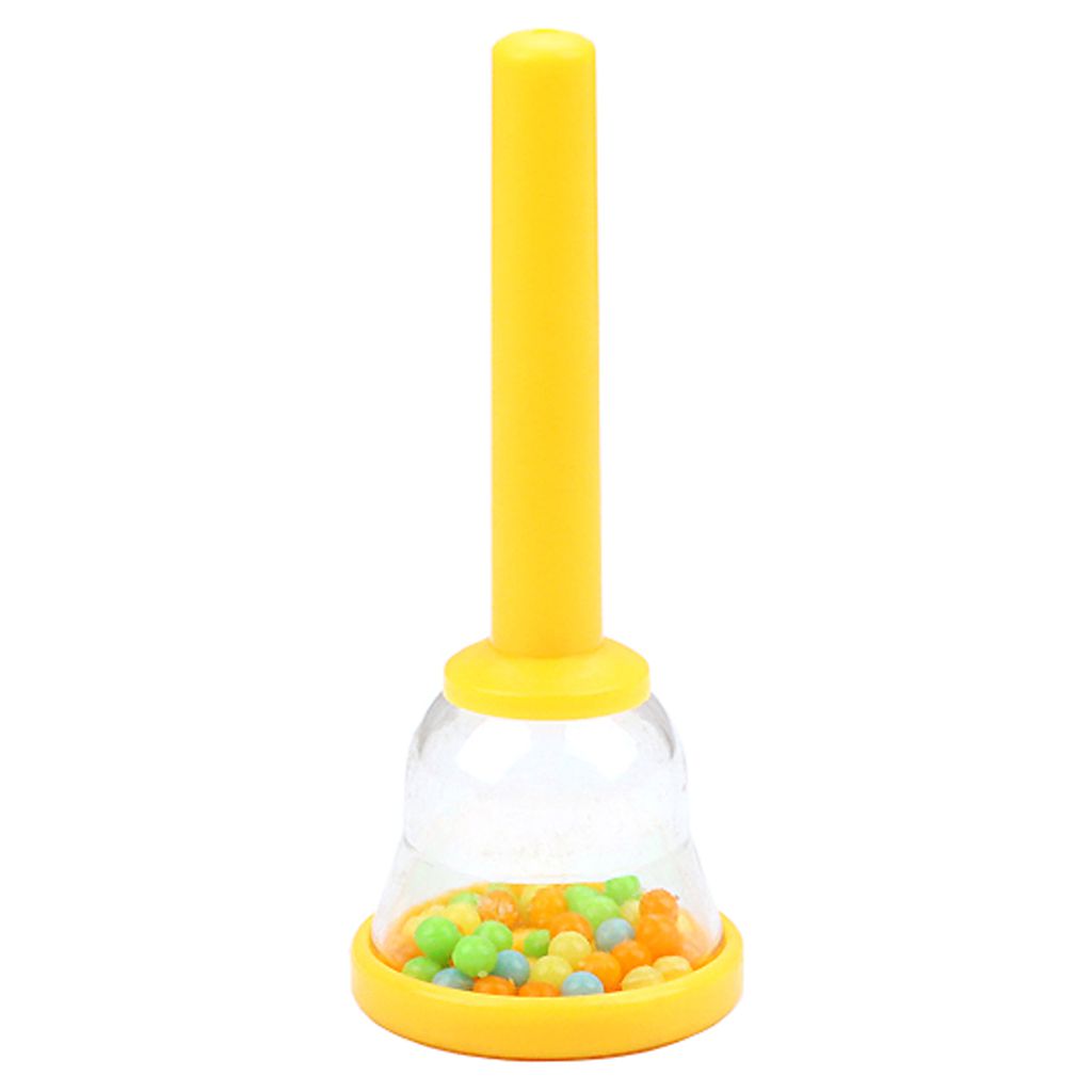 NUOLUX Plastic Shaker Bell Hand Bell Musical Instrument Handheld Rattle