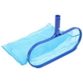 Tineasur Plastic Swimming Pool Skimmer Net with Leaf Rake for Quick and ...