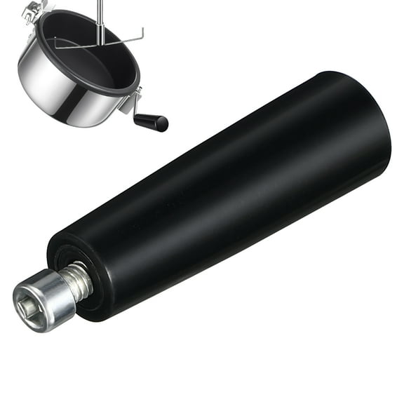 NUOLUX Popcorn Machine Parts 1Pcs Black Plastic Iron Rectangular Lid Handle for Commercial Use