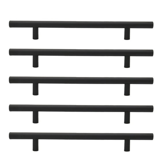 NUOLUX Pulls Handles Black Stainless Cabinet Steel Cupboard Kitchen Dressert Drawerbar Cabinets Black Pulls Handles Handle Door