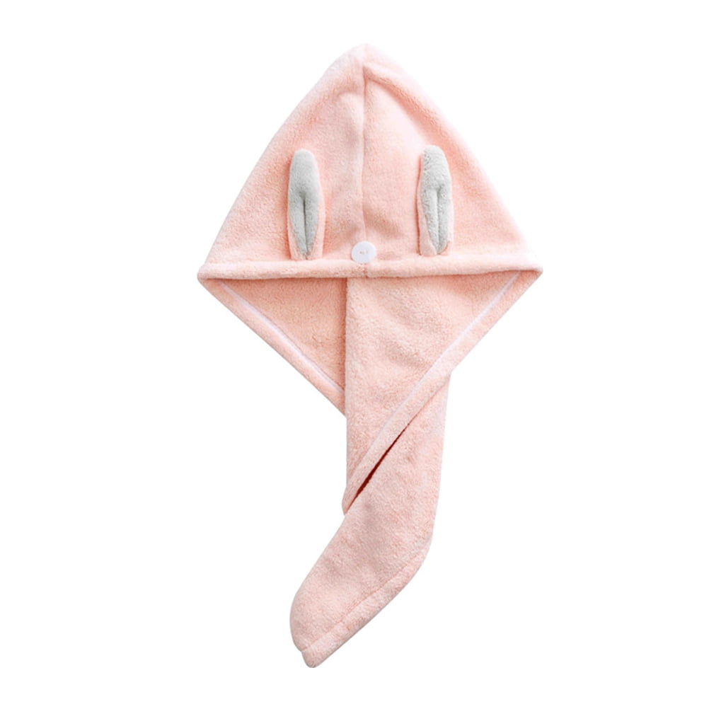 NUOLUX Rabbit Ear Shower Caps Hair Dry Caps Hair Towel Wraps Hair Dry