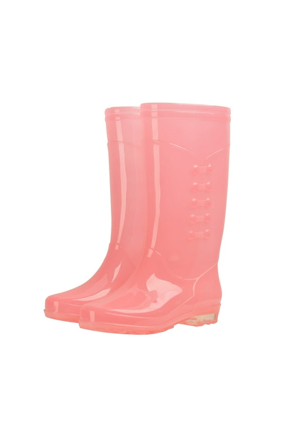 1 Pair of Travel Rain Boots for Women Waterproof PVC Feet in Wet Conditions
