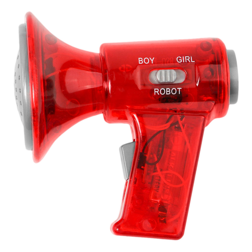 NUOLUX Red Vocal Toys Child Sound Changer Creative Voice Speaker Change