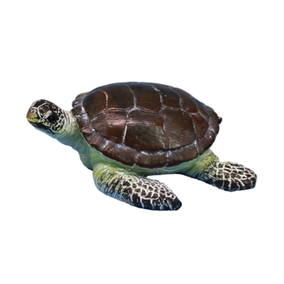 NUOLUX Resin Sea Turtle Ornament Aquarium Adornment Micro Landscape Decoration