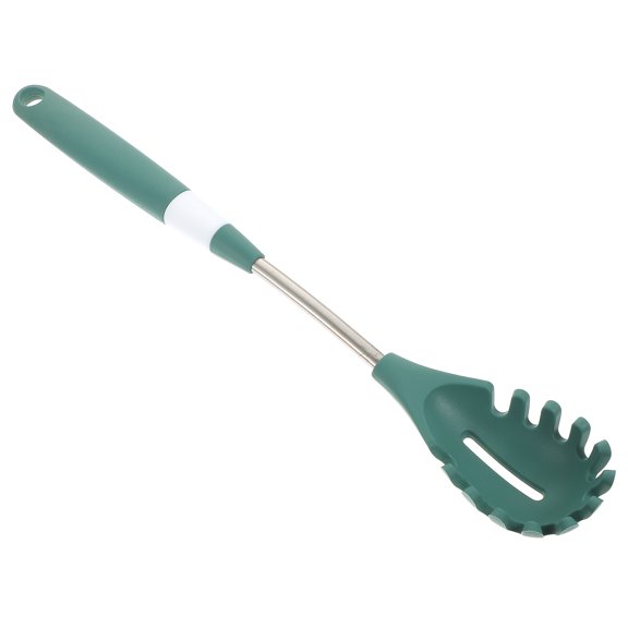 NUOLUX Reusable Silicone Spaghetti Spoon Pasta Server Kitchen Utensil for Cooking and Serving Meals