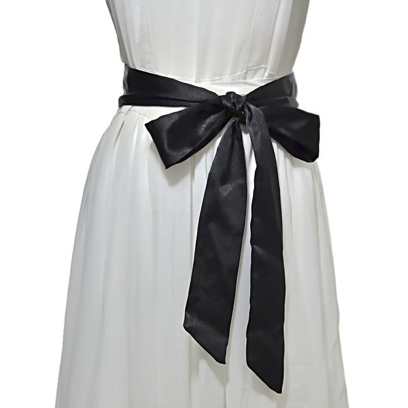 satin ribbon belt for dress Extra Long Champagne Satin Sash Belt by Satin Swank
