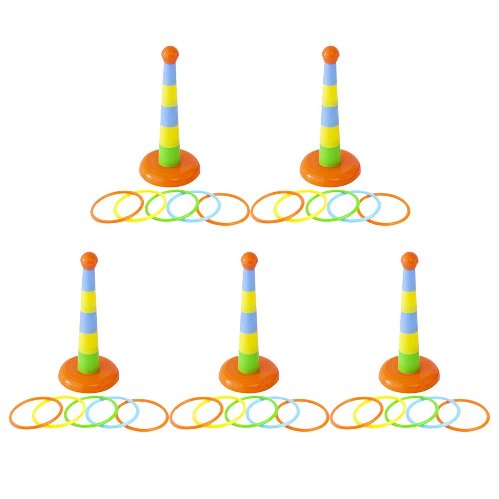 NUOLUX Ring Toss Game Throwing Rings Toy Rings Toss Carnival Party