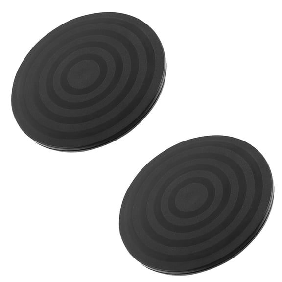 NUOLUX 2-Pack Round Rotating Display Turntable with Anti- PP Base, Manual Rotation for Pottery and Craft Support
