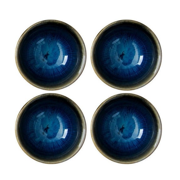 Tineasur Ceramic Tea Cups Set of 4 - Versatile Drinkware for Everyday Use and Special Occasions