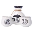 thumbnail image 1 of Tineasur Japanese-Type Wine Sets Beige Ceramic for Home Bar Entertaining, 1 of 5
