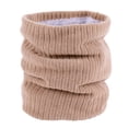 thumbnail image 1 of NUOLUX Scarf Winter Scarves Double-Layer Fleece Lined Knit Neck Warmer Circle Scarf Windproof (Khaki), 1 of 6