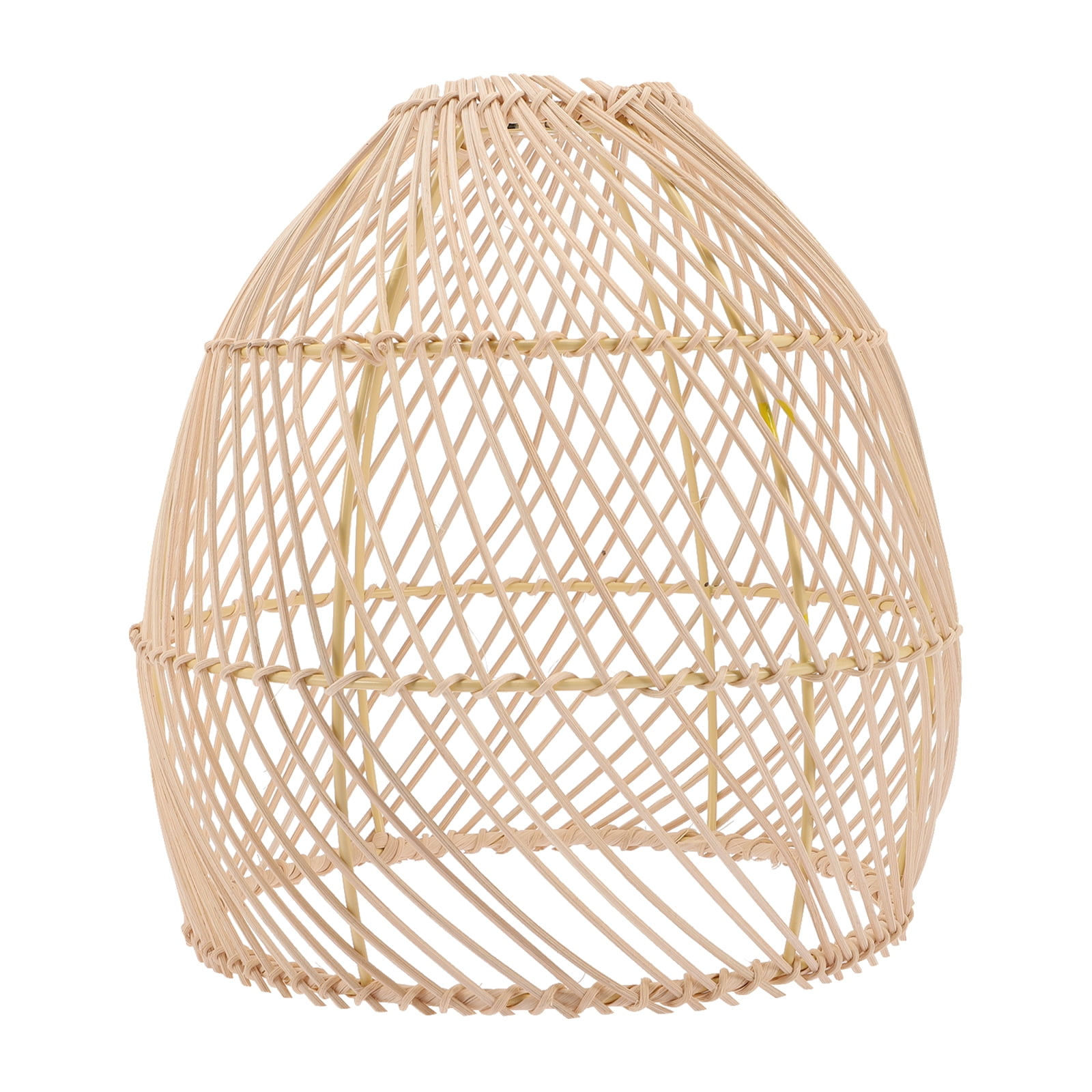 NUOLUX Shade Rattan Lamp Pendant Ceiling Light Wicker Chandelier Shades ...