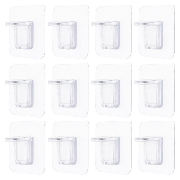 Tineasur 12pcs Transparent Acrylic Replacement Shelf Pegs for Home Improvement and Furniture Repair