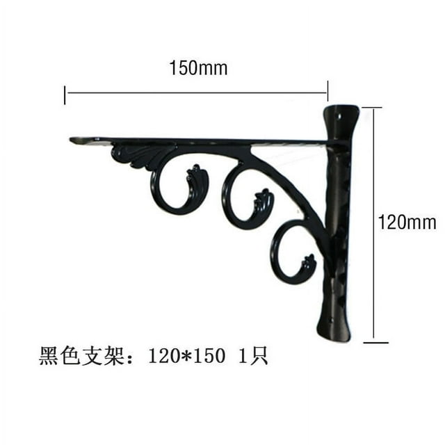 NUOLUX Shelves Bracket Shelf Mounting Bracket Wall Mounted Shelves Support Holder