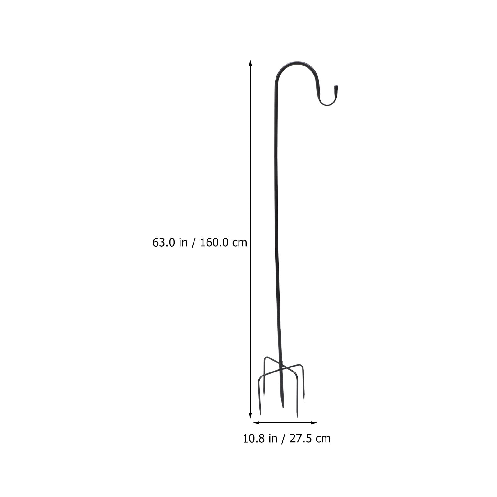 NUOLUX Shepards Hook Bird Feeder Pole Hook Shepherds Hook for Garden