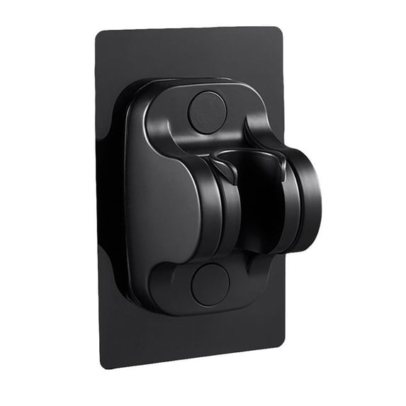 Tineasur Black Adjustable Shower Holder for Bathroom - Multipurpose Wall Mount Bracket for Handheld Showerheads