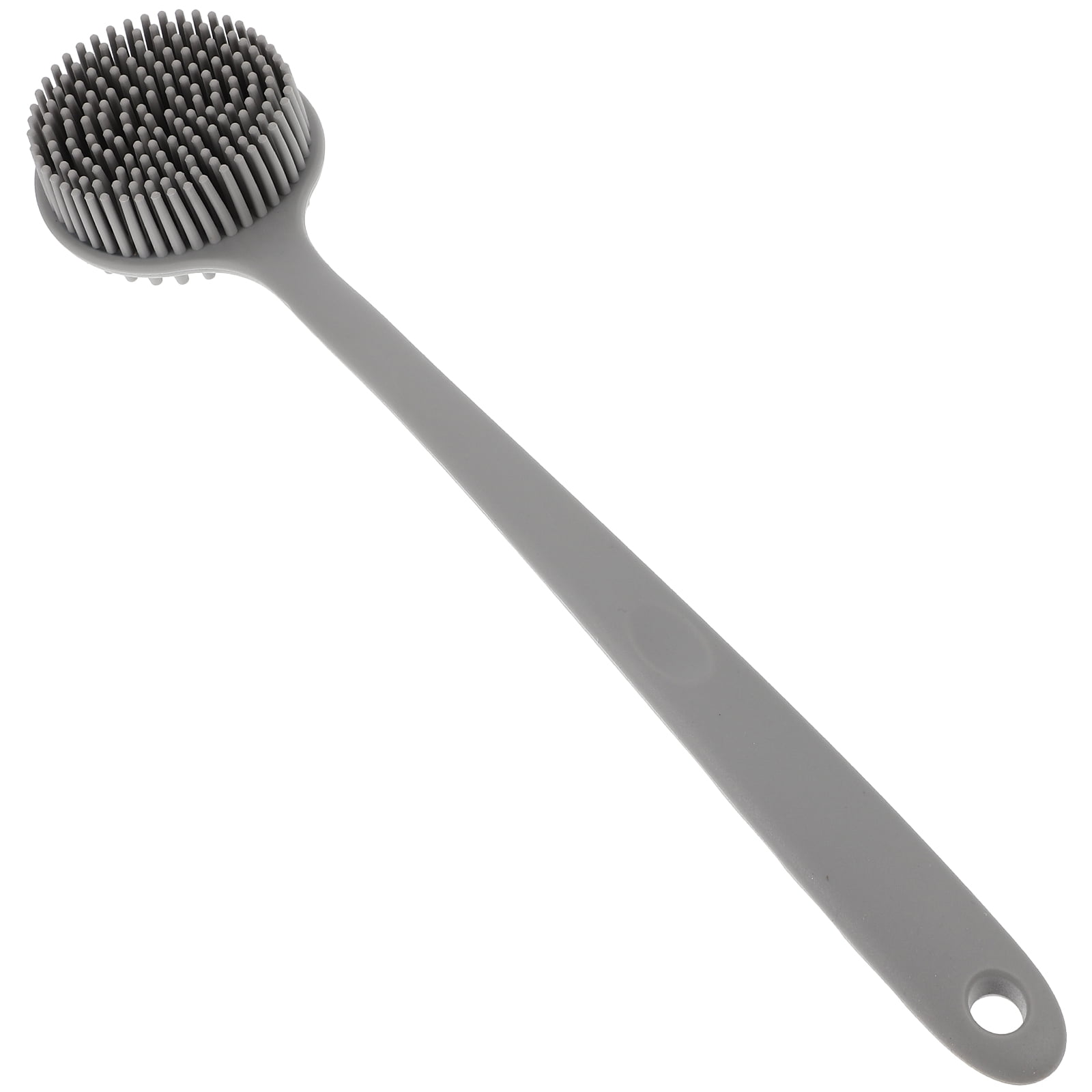 NUOLUX Silicone Back Brush Long Handle Lightweight Body Brush Shower