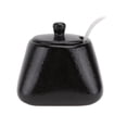thumbnail image 1 of NUOLUX Simple Ceramic Sugar Bowl Salt Pot Pepper Storage Jar Practical Seasoning Pot Container Condiment Spice Box Holder for Home Kitchen (Black), 1 of 5